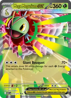 Mega Meganium ex, Ascended Heroes, no. 010