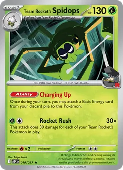 Team Rocket's Spidops, Ascended Heroes, no. 019