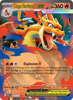 Mega Charizard Y ex, Ascended Heroes, no. 022