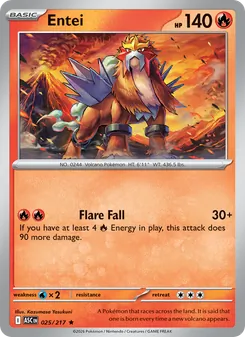 Entei, Ascended Heroes, no. 025