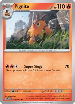 Pignite, Ascended Heroes, no. 030