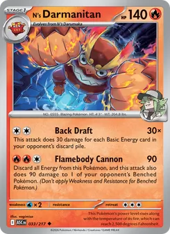 N's Darmanitan, Ascended Heroes, no. 033