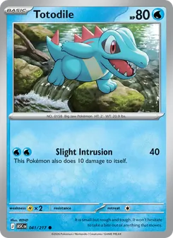 Totodile, Ascended Heroes, no. 041