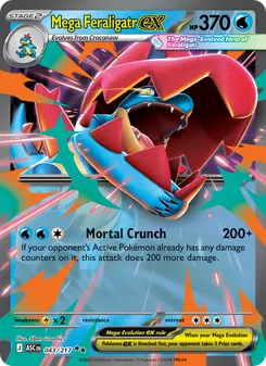 Mega Feraligatr ex, Ascended Heroes, no. 043