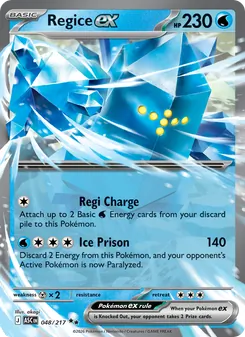 Regice ex, Ascended Heroes, no. 048