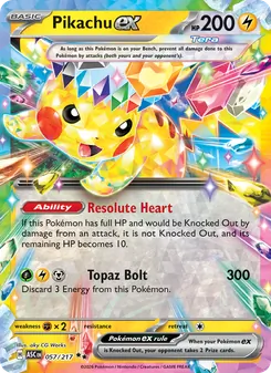 Pikachu ex, Ascended Heroes, no. 057