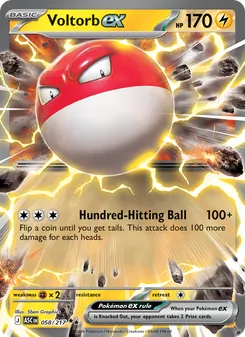 Voltorb ex, Ascended Heroes, no. 058