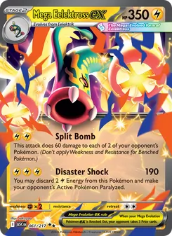 Mega Eelektross ex, Ascended Heroes, no. 061