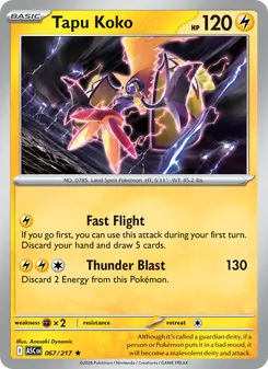 Tapu Koko, Ascended Heroes, no. 067
