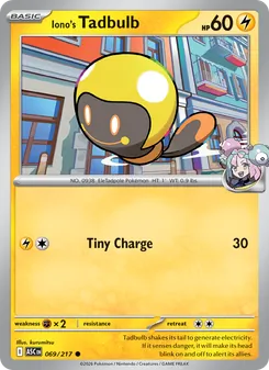 Iono's Tadbulb, Ascended Heroes, no. 069