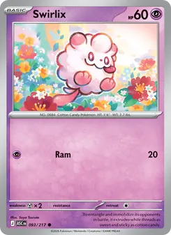 Swirlix, Ascended Heroes, no. 093