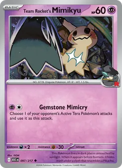 Team Rocket's Mimikyu, Ascended Heroes, no. 097