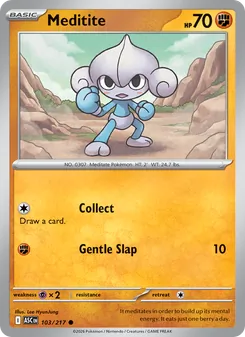 Meditite, Ascended Heroes, no. 103