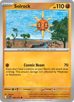 Solrock, Ascended Heroes, no. 106