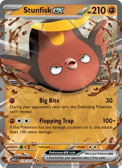 Stunfisk ex, Ascended Heroes, no. 114