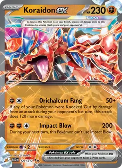 Koraidon ex, Ascended Heroes, no. 121