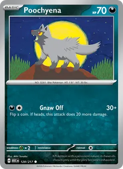 Poochyena, Ascended Heroes, no. 128