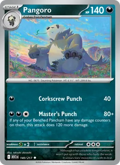 Pangoro, Ascended Heroes, no. 140