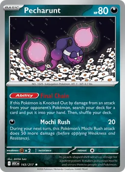 Pecharunt, Ascended Heroes, no. 143