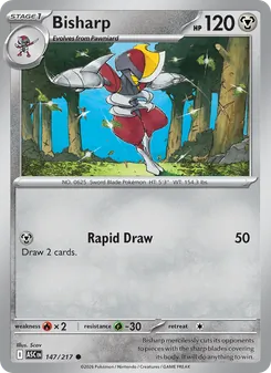 Bisharp, Ascended Heroes, no. 147