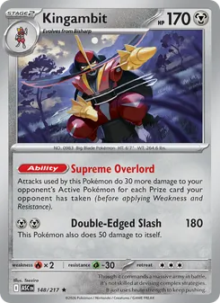 Kingambit, Ascended Heroes, no. 148