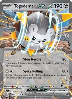 Togedemaru ex, Ascended Heroes, no. 149