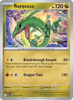 Rayquaza, Ascended Heroes, no. 153