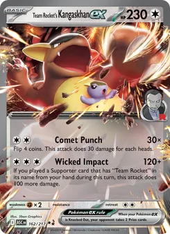 Team Rocket's Kangaskhan ex, Ascended Heroes, no. 162