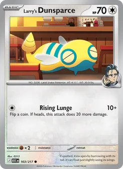 Larry's Dunsparce, Ascended Heroes, no. 163