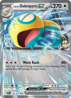 Larry's Dudunsparce ex, Ascended Heroes, no. 164