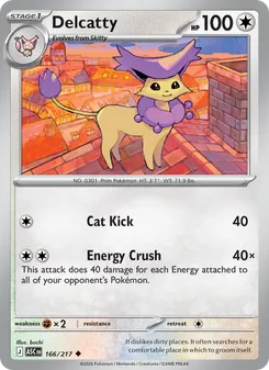 Delcatty, Ascended Heroes, no. 166
