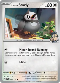 Larry's Starly, Ascended Heroes, no. 168