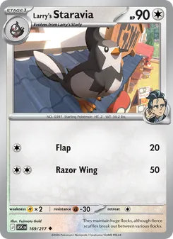Larry's Staravia, Ascended Heroes, no. 169