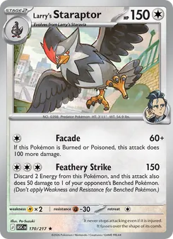 Larry's Staraptor, Ascended Heroes, no. 170