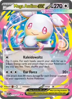 Mega Audino ex, Ascended Heroes, no. 172