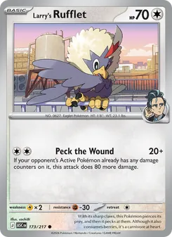 Larry's Rufflet, Ascended Heroes, no. 173