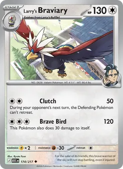 Larry's Braviary, Ascended Heroes, no. 174