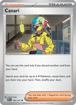 Canari, Ascended Heroes, no. 185
