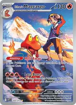 Ethan's Magcargo, Ascended Heroes, no. 222