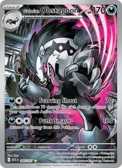Galarian Obstagoon, Ascended Heroes, no. 245