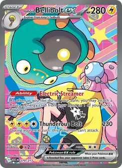 Iono's Bellibolt ex, Ascended Heroes, no. 279