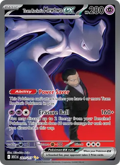 Team Rocket's Mewtwo ex, Ascended Heroes, no. 281