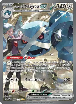 Steven's Metagross ex, Ascended Heroes, no. 289