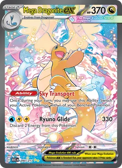 Mega Dragonite ex, Ascended Heroes, no. 290