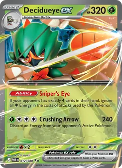 Decidueye ex, Perfect Order, no. 012