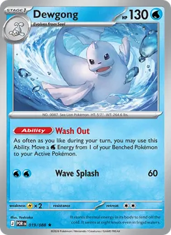 Dewgong, Perfect Order, no. 019