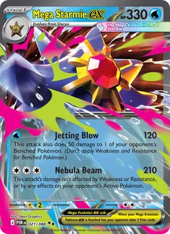 Mega Starmie ex, Perfect Order, no. 021