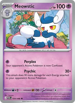 Meowstic, Perfect Order, no. 034