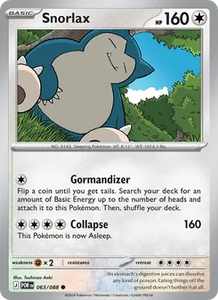Snorlax, Perfect Order, no. 063