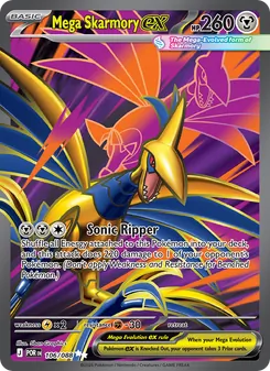 Mega Skarmory ex, Perfect Order, no. 106